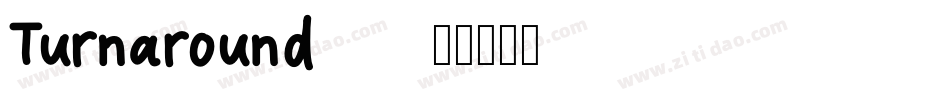 Turnaround-2字体转换