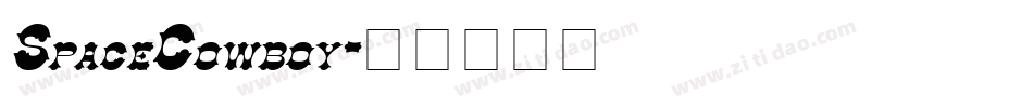 SpaceCowboy字体转换