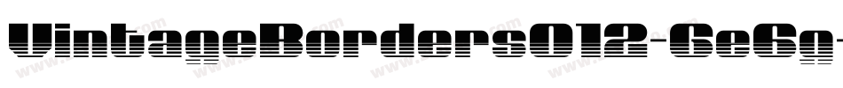 VintageBorders012-Ge6g字体转换