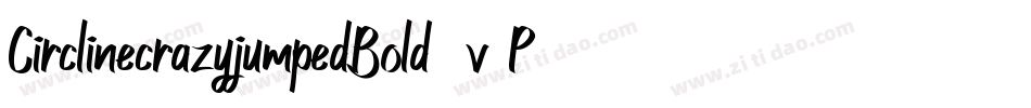 CirclinecrazyjumpedBold-0v6P字体转换