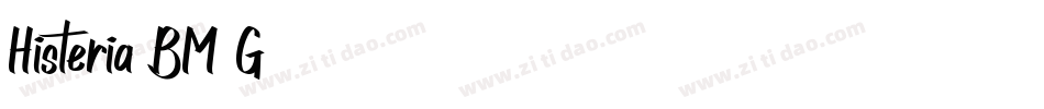 Histeria-BM8G字体转换