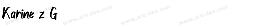 Karine-z8G3字体转换