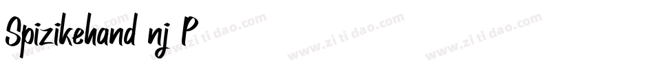 Spizikehand-nj6P字体转换 Spizikehand-nj6P字体转换