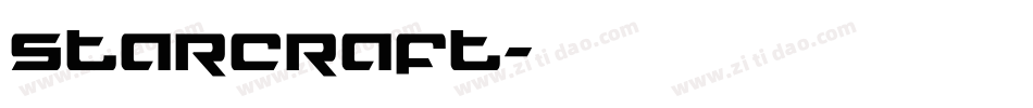 Starcraft字体转换