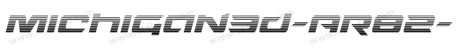 Michigan3D-Ar82字体转换