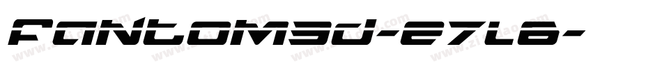 Fantom3D-e7L6字体转换 Fantom3D-e7L6字体转换