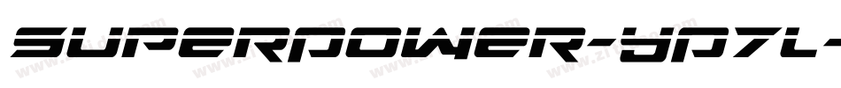 SuperPower-YP7L字体转换