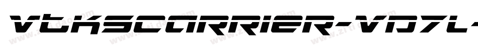 VtksCarrier-vd7L字体转换