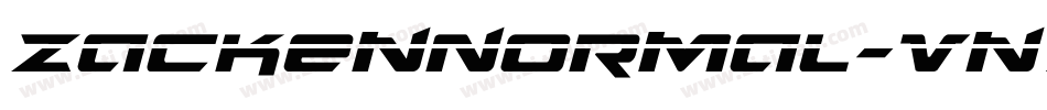 ZackenNormal-vn7L字体转换 ZackenNormal-vn7L字体转换