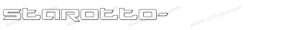Starotto字体转换