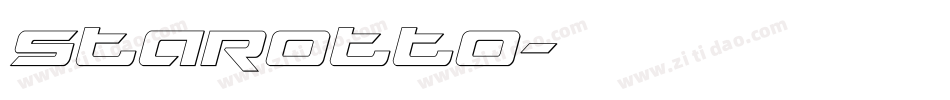 Starotto字体转换
