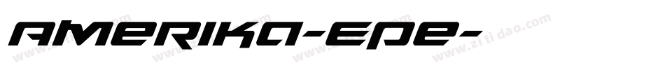 Amerika-EPe字体转换