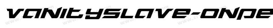 Vanityslave-OnPe字体转换