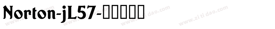 Norton-jL57字体转换