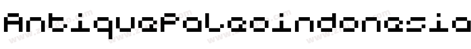 AntiquePaleoindonesiaRegular-B7OG字体转换