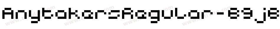 AnytakersRegular-B9jB字体转换