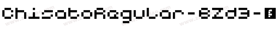 ChisatoRegular-BZd3字体转换