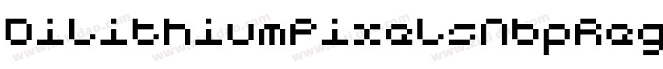 DilithiumPixelsNbpRegular-B5jd字体转换