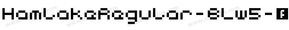 HamlakeRegular-BLw5字体转换