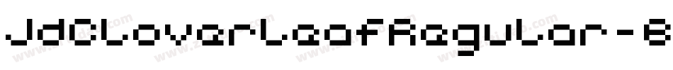 JdCloverleafRegular-BOdx字体转换