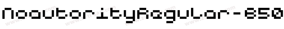 NoautorityRegular-B50V字体转换