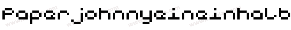 PaperjohnnyeineinhalbRegular-B77l字体转换
