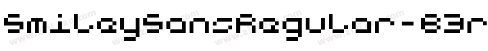 SmileySansRegular-B3rG字体转换