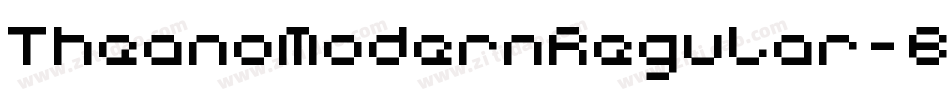 TheanoModernRegular-B7Wd字体转换
