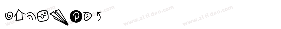 Airplane-K5ZA字体转换