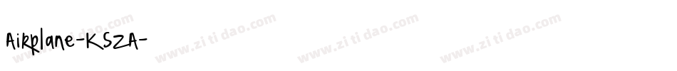 Airplane-K5ZA字体转换