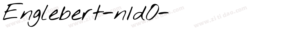 Englebert-n1dO字体转换