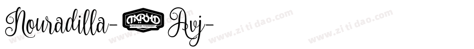 Nouradilla-9Avj字体转换