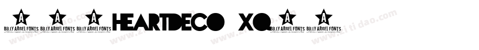 101HeartDeco-Xq62字体转换