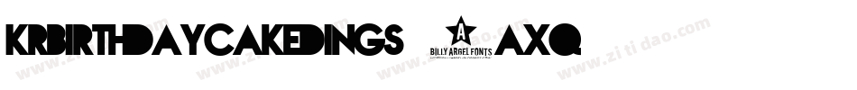 KrBirthdayCakeDings-6aXq字体转换