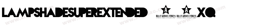 LampshadeSuperextended-65xq字体转换