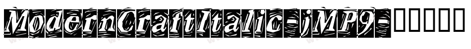 ModernCraftItalic-jMP9字体转换