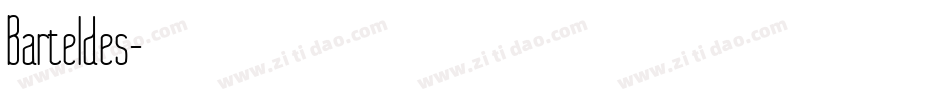 Barteldes字体转换