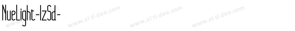 NueLight-lz5d字体转换