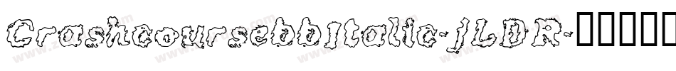 CrashcoursebbItalic-jLDR字体转换