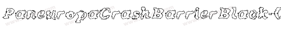 PaneuropaCrashBarrierBlack-OM6O字体转换