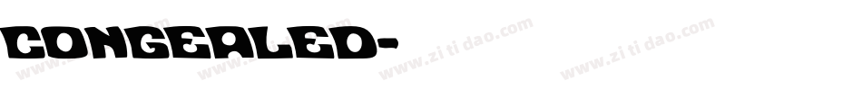 Congealed字体转换