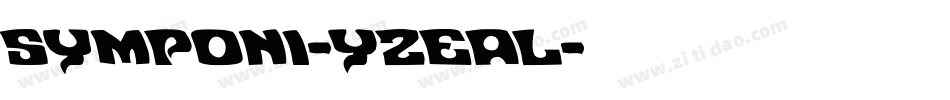 Symponi-YzEaL字体转换 Symponi-YzEaL字体转换