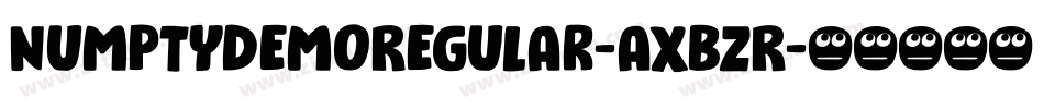 NumptyDemoRegular-axBZR字体转换