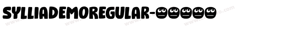 SylliaDemoRegular字体转换