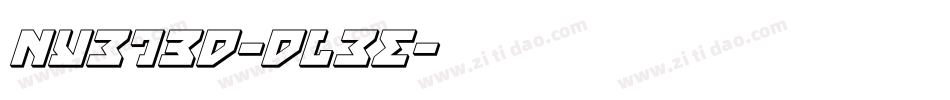 Nyet3D-DleE字体转换