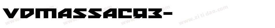 VDMassacre字体转换