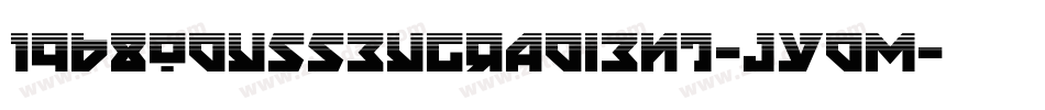 1968OdysseyGradient-JYdm字体转换