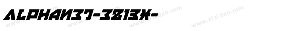 Alphanet-eZ13x字体转换