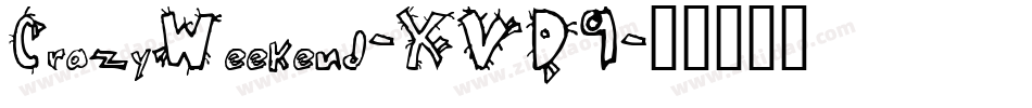 CrazyWeekend-XVD9字体转换
