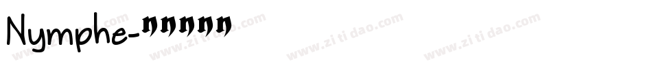 Nymphe字体转换